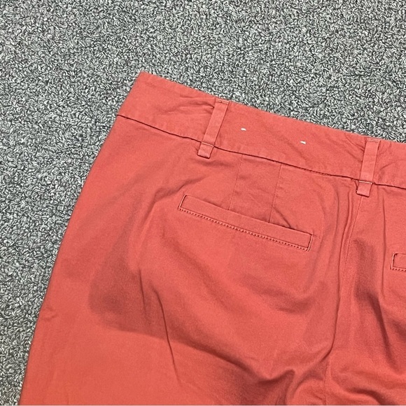 Loft Original Crop Pants Womens Size 10P Salmon Stretch Beach Preppy - Picture 8 of 10